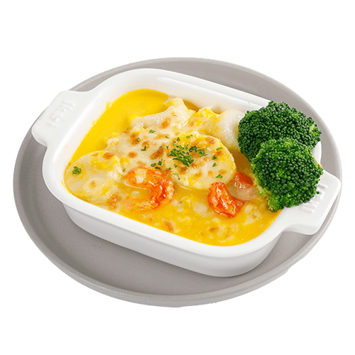 素南瓜海鮮焗烤藜麥飯